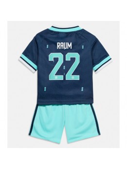 Detské Futbalové oblečenie Nemecko David Raum #22 MS 2026 Krátky Rukáv - Preč (+ trenírky)